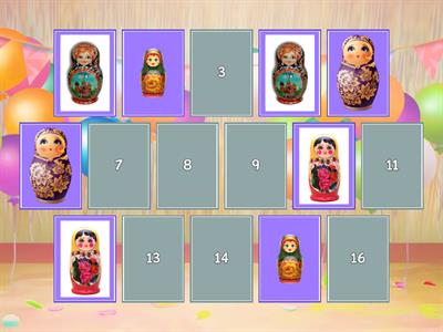 мемори матрешки