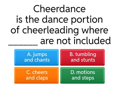 quiz cheerdance