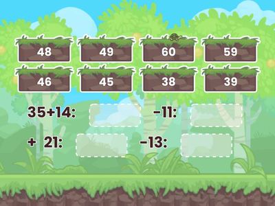 Une las faltantes Suma y Resta