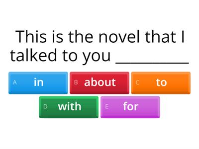 Stranded Prepositions