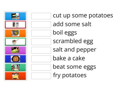 Cooking verbs WW1