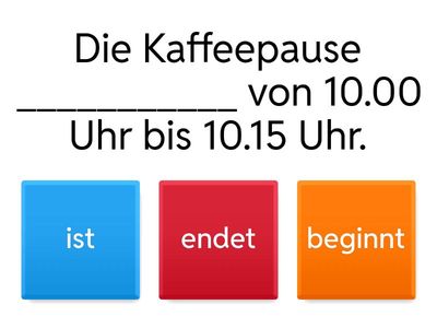 Wann? Wie lange? Wie viele?