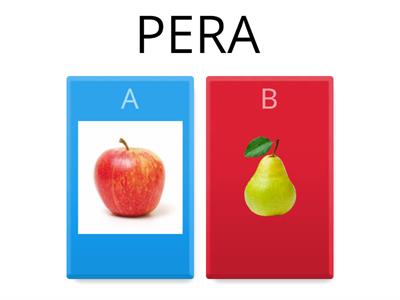 Comprensione cibi-Frutta e verdura