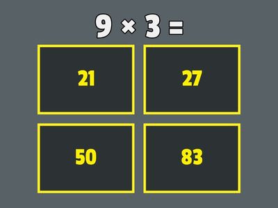 9的乘法測驗