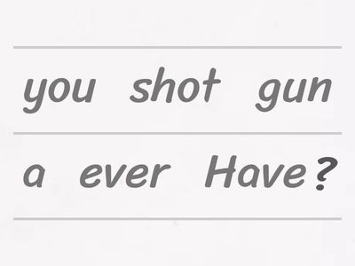 Present Perfect Questions