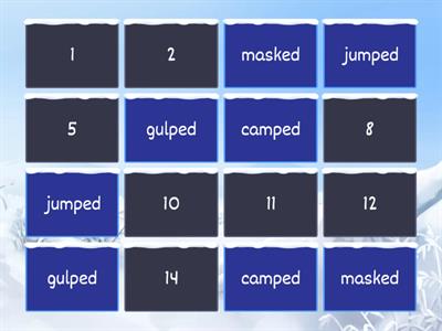 -ed /t/ and /d/ Memory