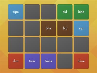 Reading: i-e Match with i Consonant (closed syllable)