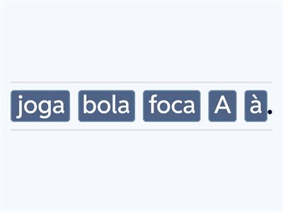 Frases até letra f F