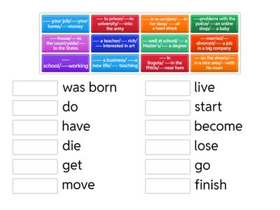 Outcomes Beginner u11 (Collocations)