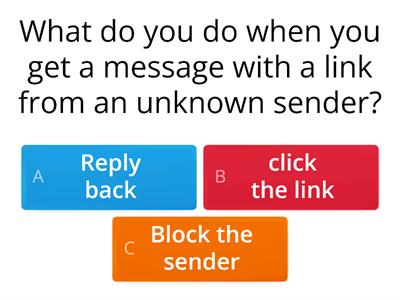Online safety quiz
