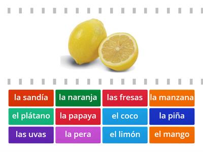   Fruits-Las Frutas