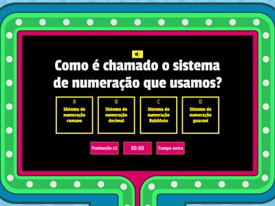 SISTEMA DE NUMERAÇÃO DECIMAL