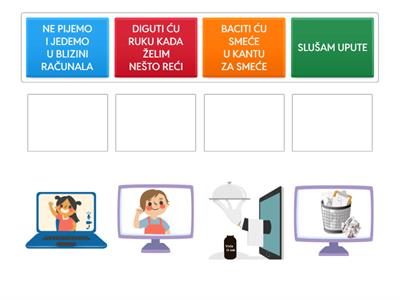 RAZREDNA PRAVILA U INFORMATIČKOJ UČIONICI