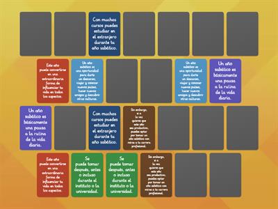 Spanish Higher Gap year sentences