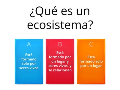 Cuestionario ecosistemas y cadena alimentaria