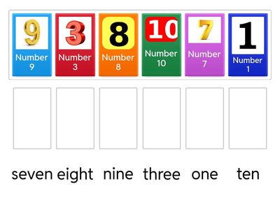 Ms.Lien's class_Number Matching from 1 to 12