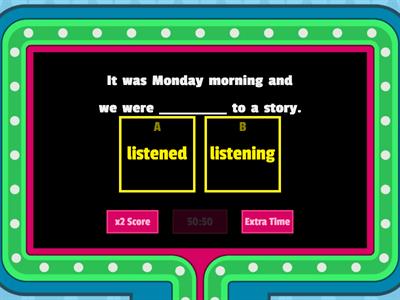 PAST SIMPLE & PAST CONTINUOUS