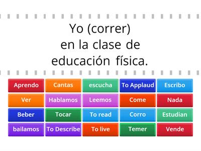 Conjugate The Spanish Spanish Verbs