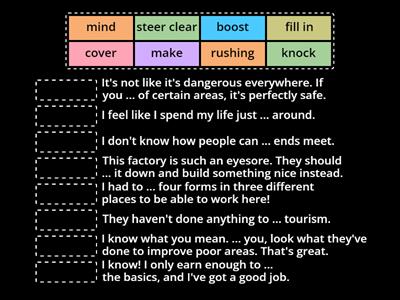 4A Showing understanding: vocabulary revision