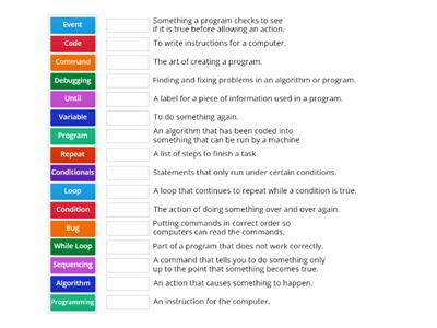 Coding Vocabulary