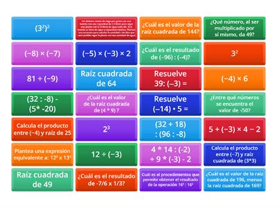 8 basico -  Cálculo Mental