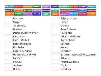 S4 Spanish: Job titles