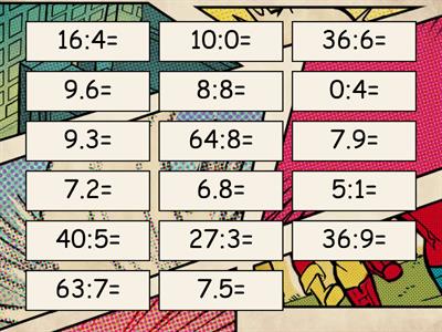 Умножение и деление до 10