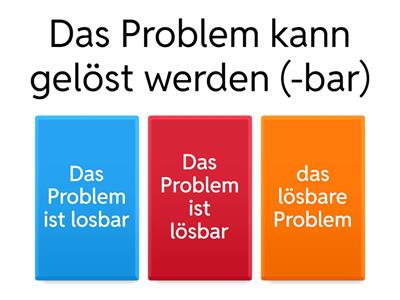 B2 - Passiversatzformen