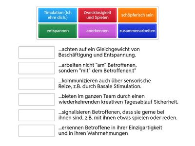 Pflege S. 64 Ansatz Tom Kitwood: personenzentrierte Ansätze im Umgang mit demenziell Erkrankten