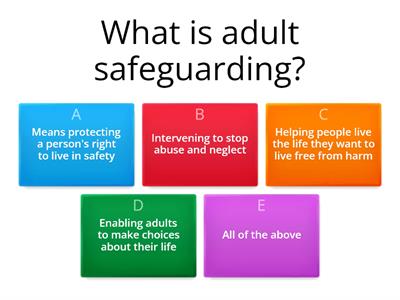 Safeguarding Adults