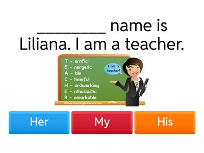 Possessive adjectives 