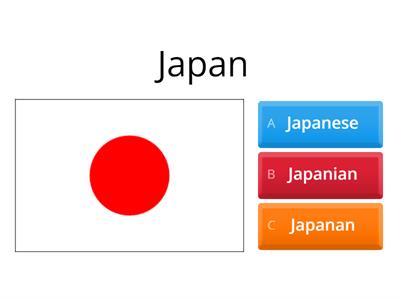 Countries and nationalities