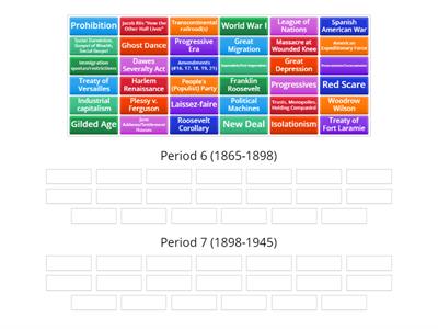 Must Know Term Sort Period 6 and 7