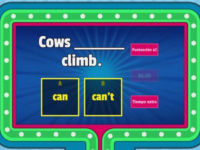 TTH - B2B: U3 Use of can and can't