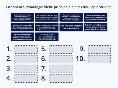 LLR - VIII - „Platanos” de Doina Ruști (Cronologia evenimentelor)