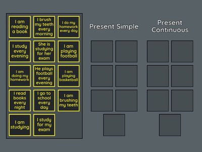 Present Simple/Continuous