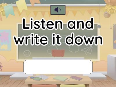 Public Places (dictation)