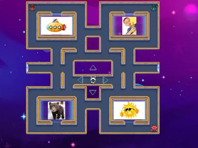 pictures cvc word maze chase