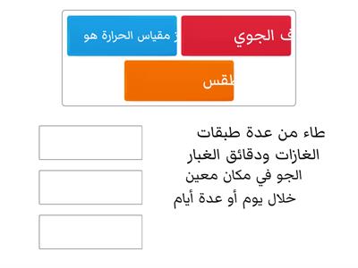 عناصر الطقس ثالث 