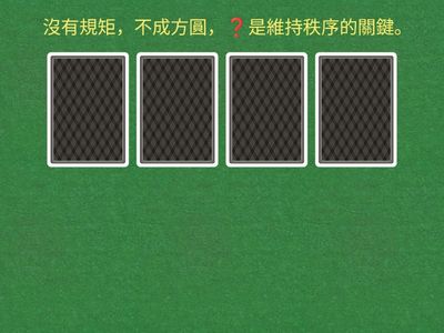 原則/法則/守則/規則 詞義辨析