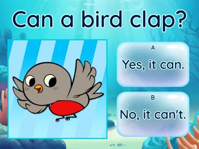 Yes I can, No i can't