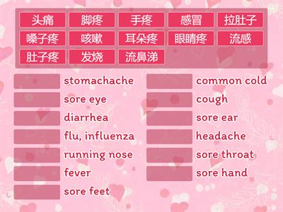 疾病 ( jí bìng ) - Sickness
