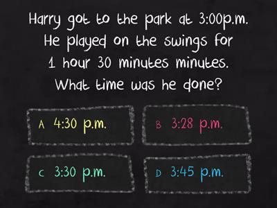 Practice with Elapsed Time 