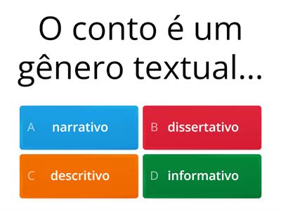 GÊNERO TEXTUAL CONTO 2º ANO