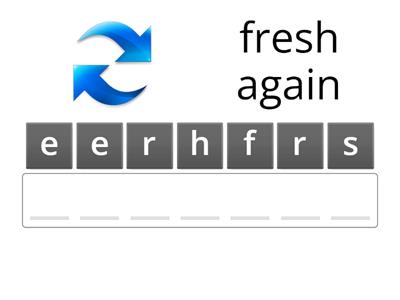 5.10 prefixes  - RE, MIS, SUB, INTER, MID, OVER, UP