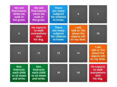 Wilson 3.3 Sentences Matching