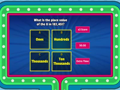 Place Value up to Hundred Thousands!