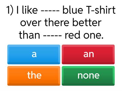 JF GRAMMAR Articles