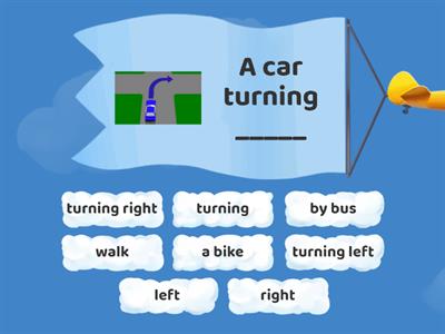 Travelling turning left/right