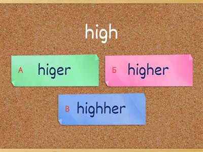 comparatives